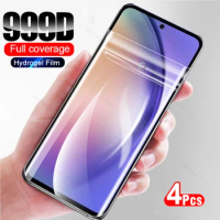 4pcs 999D Full Cover Hydrogel Film For Samsung Galaxy A54 5G Screen Protector Not Glass Samsun Galax A 54 54A GalaxyA54 6.4inch