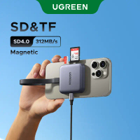 เครื่องอ่านการ์ดแม่เหล็ก UGREEN สำหรับ SD/TF และ USB-C การ์ด ความเร็ว 312MB/s 5Gbps ชาร์จเร็ว รองรับ