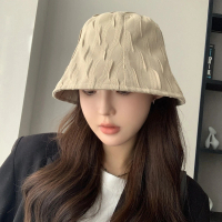 【Acorn 橡果】韓系皺褶漁夫帽遮陽帽防曬機能帽1760(卡其)