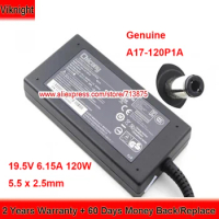 Genuine A12-120P1A A120A010L AC Adapter 19.5V 6.15A 120W for CLEVO W230SD W355ST W350ST GIGABYTE P15