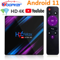 H96 MAX RK3318 TV Box Android 11 Smart TV Box 4K HD 2.4G 5G Wifi BT4.0 Receiver Media Player USB 3.0 4GB 32GB 64GB