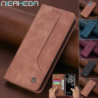 Leather Magnetic Case For Samsung Galaxy S20 FE S21 Ultra S10 Plus A51 A71 A21S A31 A41 A42 A32 A12 A52 A72 5G Flip Wallet Cover