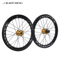SILVEROCK SR40 Alloy Wheels 406 451 20 1 1/8" Disc Brake 40mm 24 Holes for NEO AIRA D8 Verge Tern Folding Bike Minivelo Wheelset