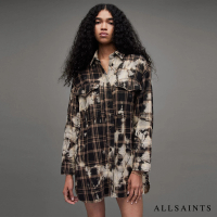 【ALLSAINTS】LILY SHACKET 短洋裝BLEACH MULTI WD164Z(寬鬆版型)