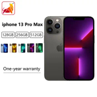 Original Apple iPhone 13 ProMax 128GB/256GB/512GB 1TB ROM Authentic OLED A15 IOS Face ID NFC 98% New Original Unlocked 5G Phone