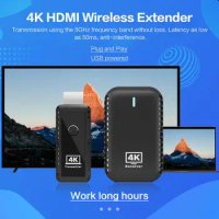 New 30m Wireless Hdmi Wireless Transmitter And Receiver 4K HDMI Audio Video Extender Kit Wireless Display Dongle for TV Camera