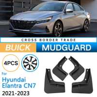Mudflap for Hyundai Elantra CN7 2021 2022 2023 Avante i30 Sedan Mudguard Fenders Splash Guards Front Rear Wheel Car Accessories