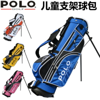 polo新款高爾夫兒童支架包 golf球包小球袋 球桿 包 藍色粉色