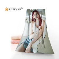 Customize Your Favorite Yeonjung WJSN 35x75cm Daily Exercise Fitness Fast Dry Face Microfiber Towel