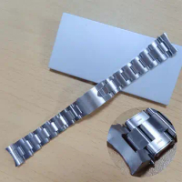 20mm Rivet Version 904L Stainless Steel Silver Watch Band For Tudor Black Bay 58