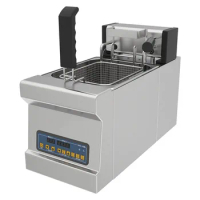 8L Electric Fryer 3000W Electric Deep Fryer Single-cylinder Fryer French fries fried chicken constant temperature fryer
