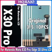 3/5/10PCS Original For Moto X30 Pro LCD XT2241-1 Display Touch Screen Digitizer Assembly For Motorola Edge 30 Ultra LCD Repair