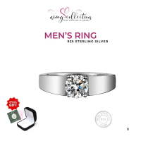 NLR20 Silver 925 Ring for Men Cincin Lelaki Perak Silver Ring Men Ring Male Ring for Engagement Wedd
