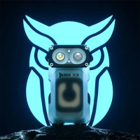 【WUBEN 電筒王】X3 Owl 貓頭鷹 標配(700流明 紅/白雙光源手電筒 電量顯示 無線充電 底部磁吸 隨身迷你)
