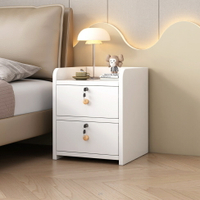 ☛床頭櫃小型 ☚窄小☚  簡易  床頭櫃    簡約  現代臥室床頭  收納櫃  床邊帶鎖儲物櫃經濟型