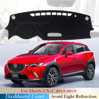 Dashboard Cover Protective Pad for Mazda CX-3 2015 2016 2017 2018 2019 CX 3 Car Accessories Dash Board Sunshade Anti-UV Carpet