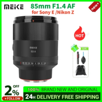 Meike Full Frame 85mm F1.4 Auto Focus Large Aperture Portrait Lens (STM Motor) for Sony E /Nikon Z -mount