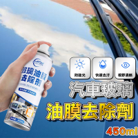 【汽車-油膜去除】玻璃油膜去污劑 450ml 泡沫式 輕鬆除污 玻璃去污 除油劑 去油膜 擋風玻璃 油膜去除劑