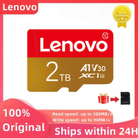 Lenovo การ์ดหน่วยความจำ2TB 1TB Sd/tf แฟลชการ์ด512GB 256GB 128GB Mini SD Card UHS-1แฟลชการ์ดสำหรับเล่นเกม Nintendo 64 Ps5