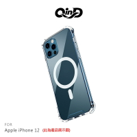 強尼拍賣~QinD iPhone 12 mini、12、12 Pro、12 Pro Max 四角防摔磁吸殼 無線充電