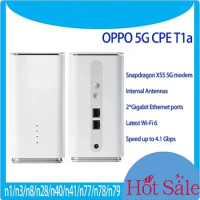 Original Unlocked OPPO 5G CPE T1A Mobile Router SDX55 NSA SA WiFi 6 5G Sim Card Wireless Modem 4.1Gbps PK MC801A &amp; H122-373