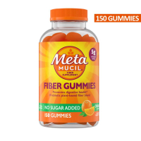 MetaMUCIL 美達施 膳食益生元纖維無糖軟糖 （EXP 2028年） 150粒 改善便秘 自然排毒