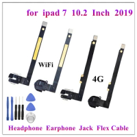 1Pcs Earphone Plug Headphone Headset Audio Jack Flex Cable For iPad 7 7th Gen 10.2 Inch 2019 A2197 A2198 A2200 4G Wifi Version