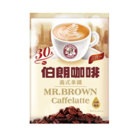 【伯朗咖啡】三合一義式拿鐵風味-30入/袋