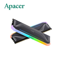 Apacer 宇瞻 NOX DDR5 6000 32GB(16Gx2) RGB桌上型超頻電競記憶體 (黑)
