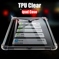 Clear Tpu Case For Ipad Pro 11 12.9 10.5 9.7 9th Generation Mini 6 Air 5 4 3 2 1 10th 8 7 5 Soft Ipad Protect Cover