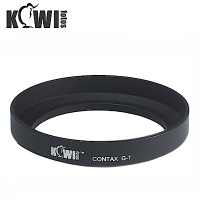 Kiwifotos副廠遮光罩CONTAX-G G-1(黑色)相容GG-1適用ZEISS CONTAX G 28mm f2.8 35mm f2.0 35-70mm f3.5-5.6