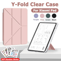 Smart Acrylic Cover Case For Xiaomi Pad 5/5Pro/6/6Pro/7/7Pro with Pencil Holder AutoWake Magnetic Ca