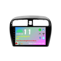 9'' Android 11 Car multimedia Player Stereo Radio for Mitsubishi Mirage 6 2012~2018 Navigation Bluetooth DSP IPS USB MP3 USB 4G