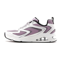 Skechers Tres-Air Uno 女鞋 白紫色 避震 透氣 氣墊 記憶鞋墊 厚底 慢跑鞋 177424WLV