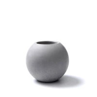 Mold Silicone Concrete Vase Cement Pots Home Decoration Ball Shape Concrete Pot Molds Concrete Mould Cement 3d Vase Silica Gel