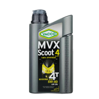 【YACCO-亞殼】法國原裝YACCO MVX SCOOT4 SYNTH 5W40 100%全合成機油 1L(台灣總代理公司貨)