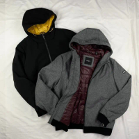 【DKNY】DKNY 男款 鋪棉 防風 防風衣 連帽 外套 Donna Karan(鋪棉外套 連帽外套7705EZ2)