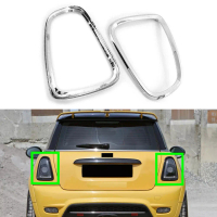 Nâng cấp đèn đuôi xe MINI Cooper với vỏ trang trí màu bạc, bộ 2 chiếc