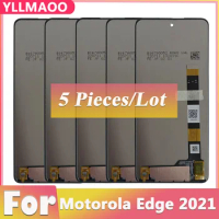 5 PCS 6.8inch LCD For Motorola Moto Edge 2021 XT2141-1 LCD Touch Screen Digiziter Assembly Moto Edge (2021) Display