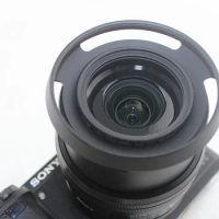 2pcs Metal Screw Mount Lens Hood Protector 40.5mm No Vignetting For Sony E16-50 Lens NEX-5R/5T/3N/6 A5000 A6000