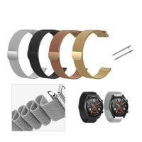【米蘭尼斯】適用 Garmin Forerunner 570 - 42 mm 錶帶寬度 20mm 金屬 不鏽鋼 磁吸