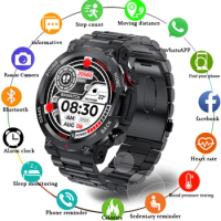 LIGE Bluetooth Smart Watch Men 360*360 AMOLED Screen Always Display The Time Watches Waterproof Men Smartwatch For Huawei Xiaomi