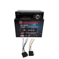 Single din acoustic ac-6907 bluetooth tape mobil bluetooth