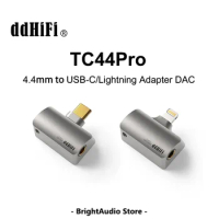 DD ddHiFi TC44Pro The 3rd Generation Adapter USB-C/Lightning to 4.4mm Balanced DAC Dongle Dual CS43131 Chips PCM384 DSD256