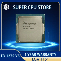 Intel E3-1270V5 3.60GHZ Quad-Core 8MB SmartCache E3-1270 V5 DDR4 2133MHz DDR3L 1600MHz E3 1270 V5 FCLGA1151 TPD 80W