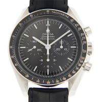 【OMEGA 歐米茄】超霸系列登月計時手上鍊皮帶款x42mm(311.33.42.30.01.001)