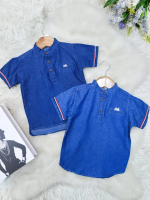 Kurta Plain Denim kids 1 Years - 6 Years Old Clothing Baju