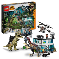 【LEGO 樂高】侏儸紀世界系列 76949 Giganotosaurus &amp; Therizinosaurus Attack(恐龍 越野車)