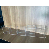Lọc tràn mica cao cấp có khay tách phân, lọc thuỷ sinh chất liệu mica trong suốt