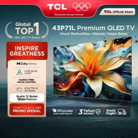 TCL 43 inch P71L - 4K QLED TV - TCL AI - High Brightness - Dolby Vision & Atmos - 120Hz DLG - Ultra 